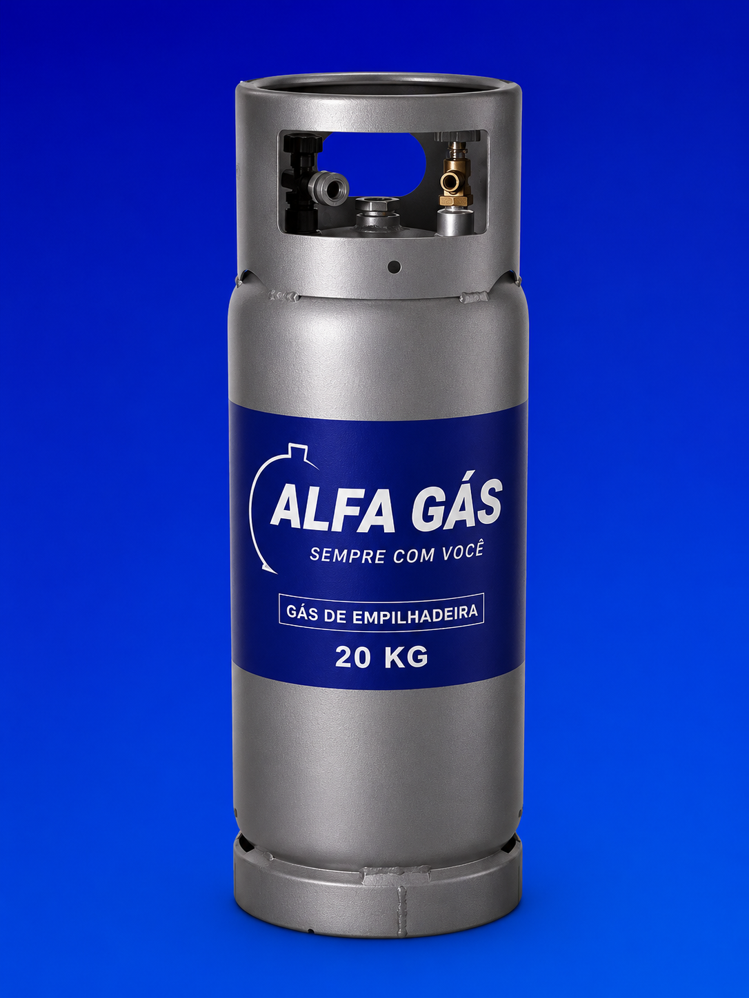 Cilindro Alfa Gás de Empilhadeira P20 20 kg